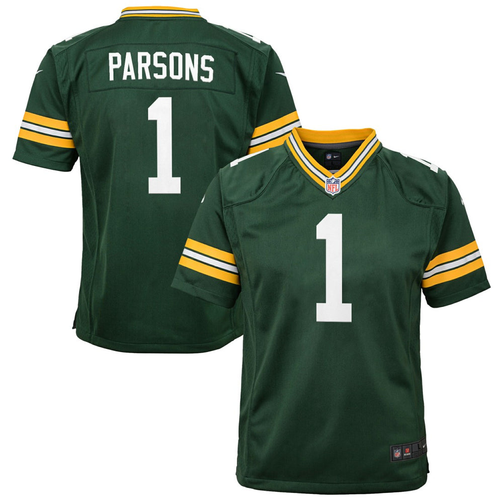 Micah Parsons Green Bay Packers Youth Game Player Jersey Green | Nike for Sale