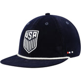 USMNT Unisex Snow Beach Corduroy Adjustable Hat Navy - FIFA World CUP