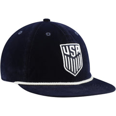 USMNT Unisex Snow Beach Corduroy Adjustable Hat Navy - FIFA World CUP