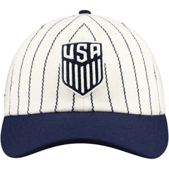 USMNT Fan Ink Unisex Yankee Adjustable Hat White/Navy - FIFA World CUP