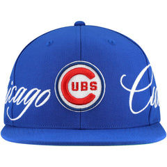 Chicago Cubs Mitchell & Ness Just Don x MLB Lux Script Snapback Hat - MLB