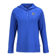 Indianapolis Colts Cutter & Buck Women's Coastline Epic Comfort Eco Recycled Raglan Pullover Hoodie Royal | NFL