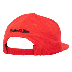 Mitchell & Ness Boston Red Sox Corduroy Snapback Hat - MLB