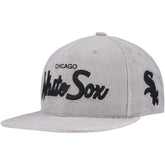 Mitchell & Ness Chicago White Sox Male Adult Corduroy Snapback Hat - MLB