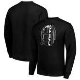 Indianapolis Colts Starter Half Helmet Team Graphic Tri-Blend Fleece Pullover Sweatshirt Black | NFL