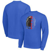 Buffalo Bills Starter Half Helmet Team Graphic Tri-Blend Fleece Pullover Sweatshirt Royal | NFL