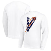 Chicago Bears Starter Color Scratch Team Graphic Fleece Pullover Sweatshirt White | NFL