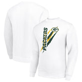 Green Bay Packers Starter Color Scratch Team Graphic Fleece Pullover Sweatshirt White | NFL