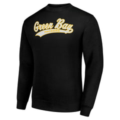 Green Bay Packers Starter Tailsweep Team Graphic Tri-Blend Fleece Pullover Sweatshirt Black | NFL