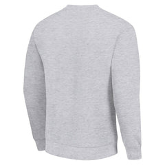 Pittsburgh Steelers Starter Half Ball Team Graphic Tri-Blend Fleece Pullover Sweatshirt Heather Gray | NFL