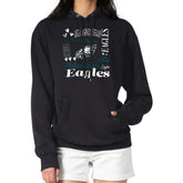Philadelphia Eagles G-III 4Her by Carl Banks Women's Collage Graphic Fleece Pullover Hoodie Black | NFL