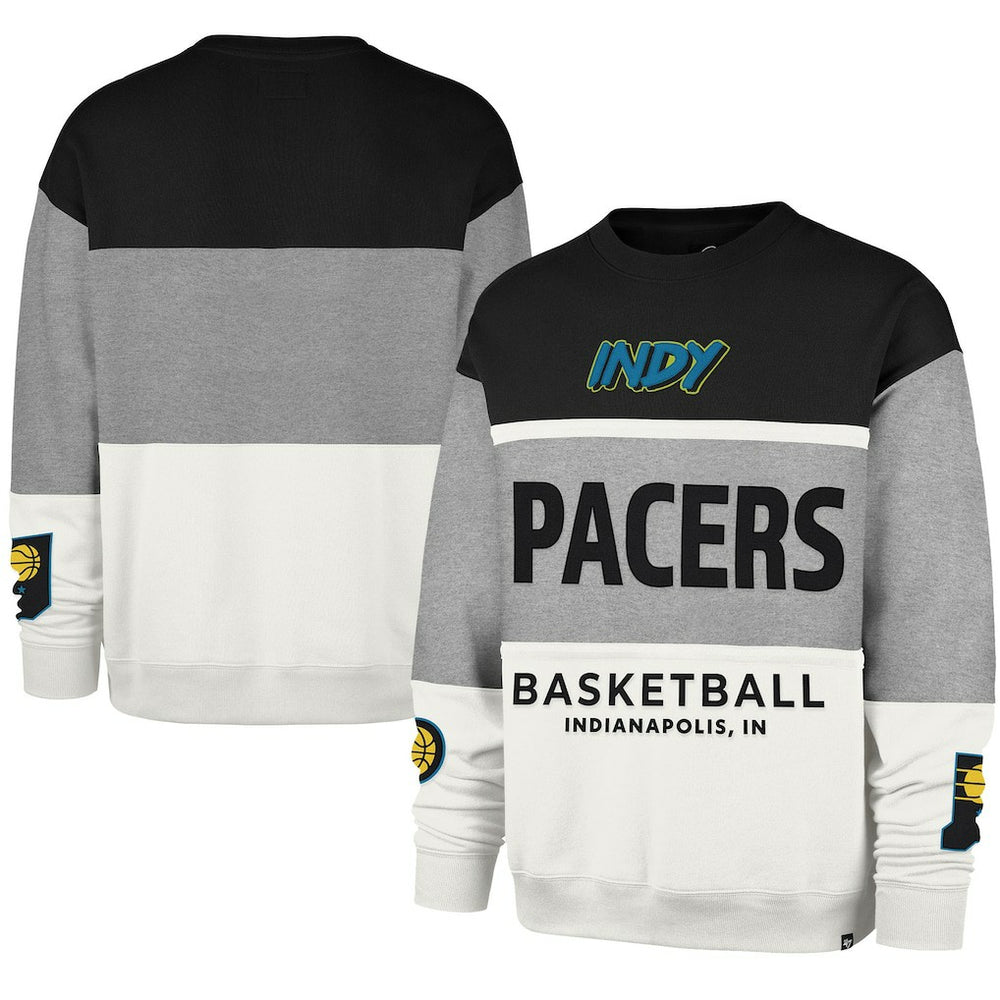 Indiana Pacers '47 Unisex 2024/25 City Edition On Five Maximalist Pullover Sweatshirt Gray - NBA