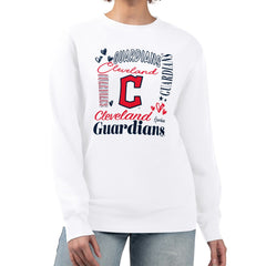 Cleveland Guardians G-III 4Her by Carl Banks Women's Collage Team Graphic Fleece Pullover Hoodie - MLB