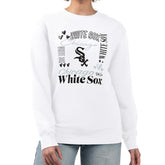 Chicago White Sox G-III 4Her by Carl Banks Women's Collage Team Graphic Fleece Pullover Hoodie - MLB