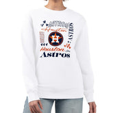 Houston Astros G-III 4Her by Carl Banks Women's Collage Team Graphic Fleece Pullover Hoodie - MLB