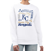 Kansas City Royals G-III 4Her by Carl Banks Women's Collage Team Graphic Fleece Pullover Hoodie - MLB