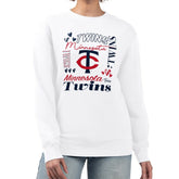 Minnesota Twins G-III 4Her by Carl Banks Women's Collage Team Graphic Fleece Pullover Hoodie - MLB