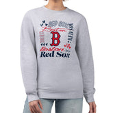Boston Red Sox G-III 4Her by Carl Banks Women's Collage Team Graphic Fleece Pullover Hoodie - MLB