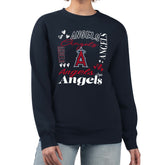 Los Angeles Angels G-III 4Her by Carl Banks Women's Collage Team Graphic Fleece Pullover Hoodie - MLB