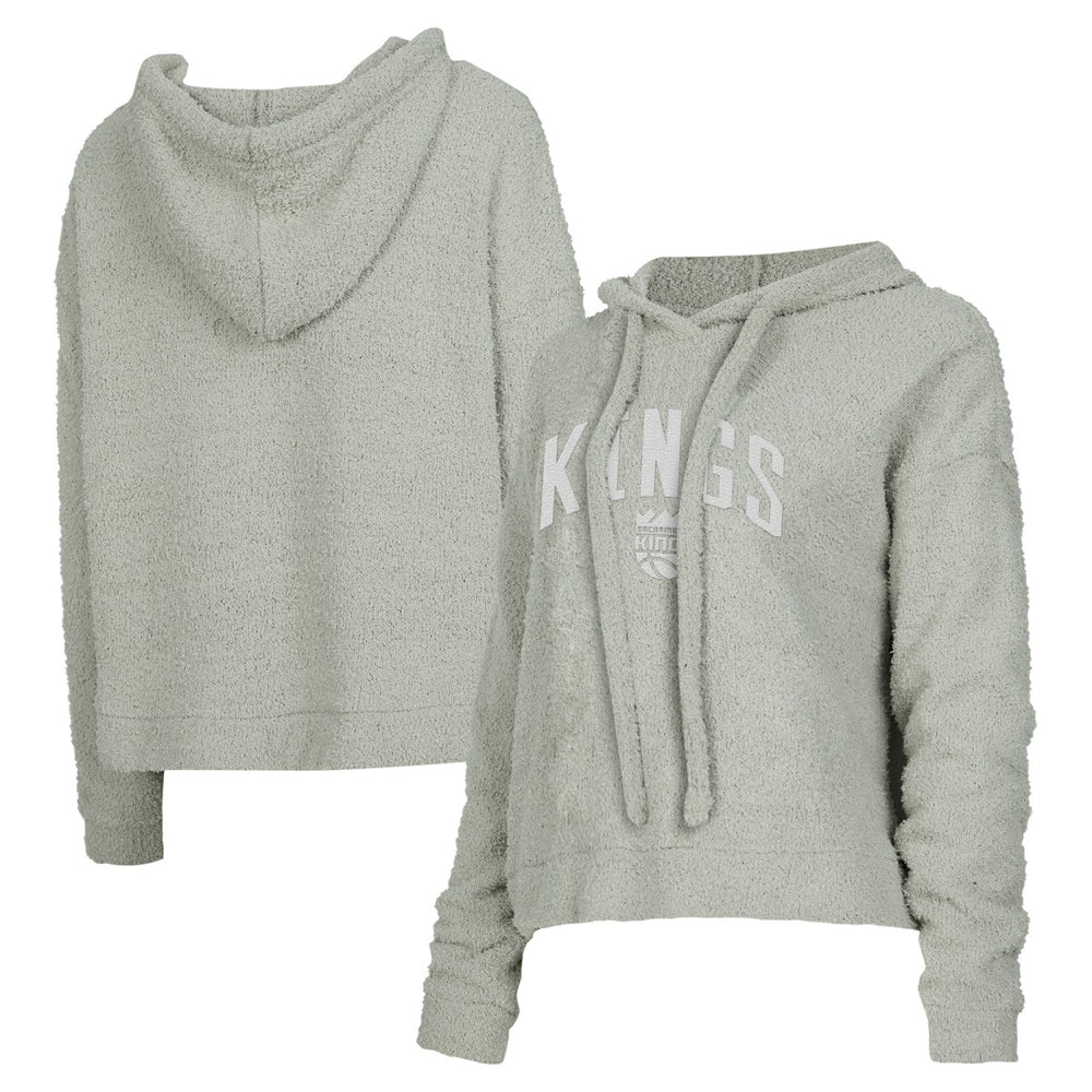 Sacramento Kings Concepts Sport Women's Ventura Comfy Pullover Hoodie Gray - NBA