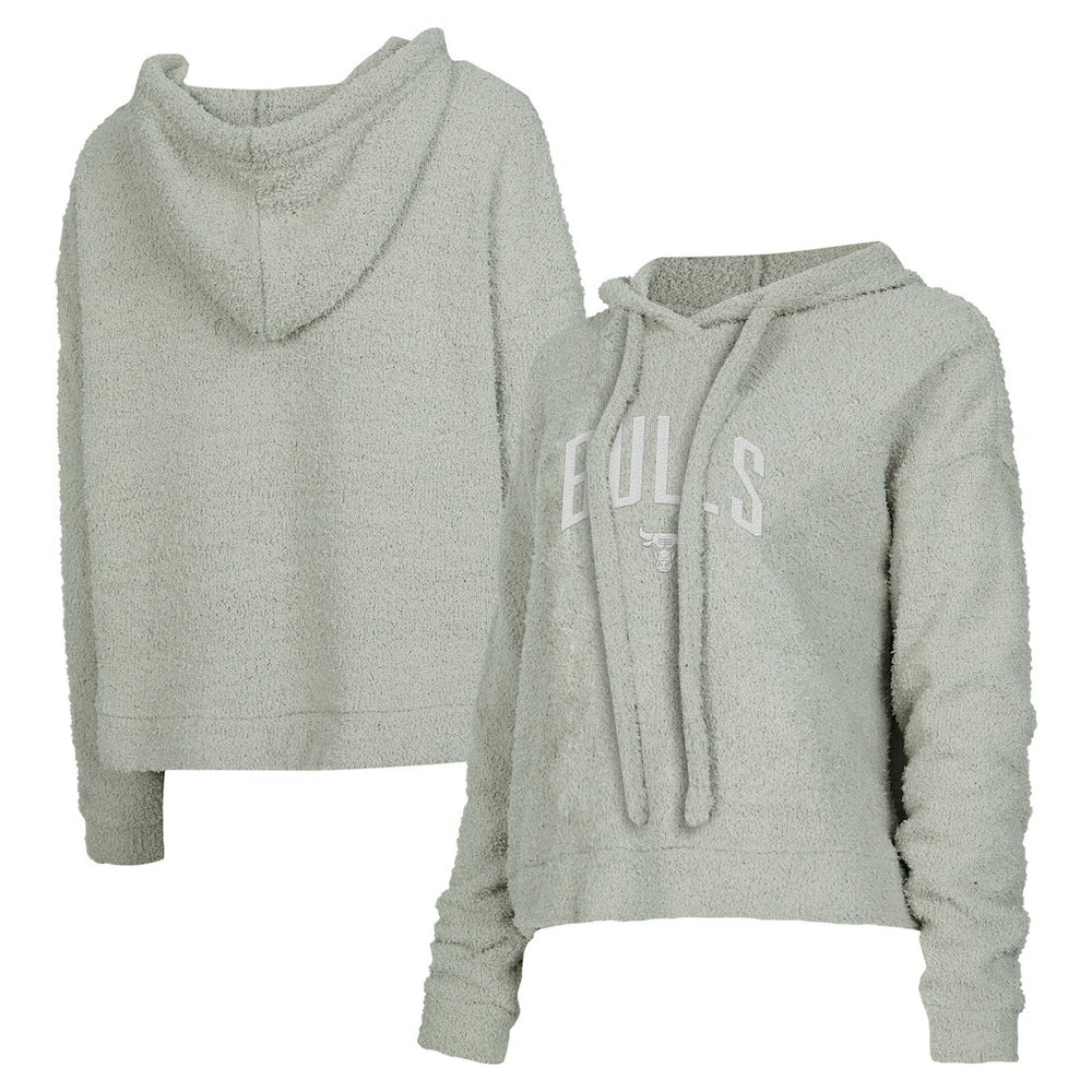 Chicago Bulls Concepts Sport Women's Ventura Comfy Pullover Hoodie Gray - NBA
