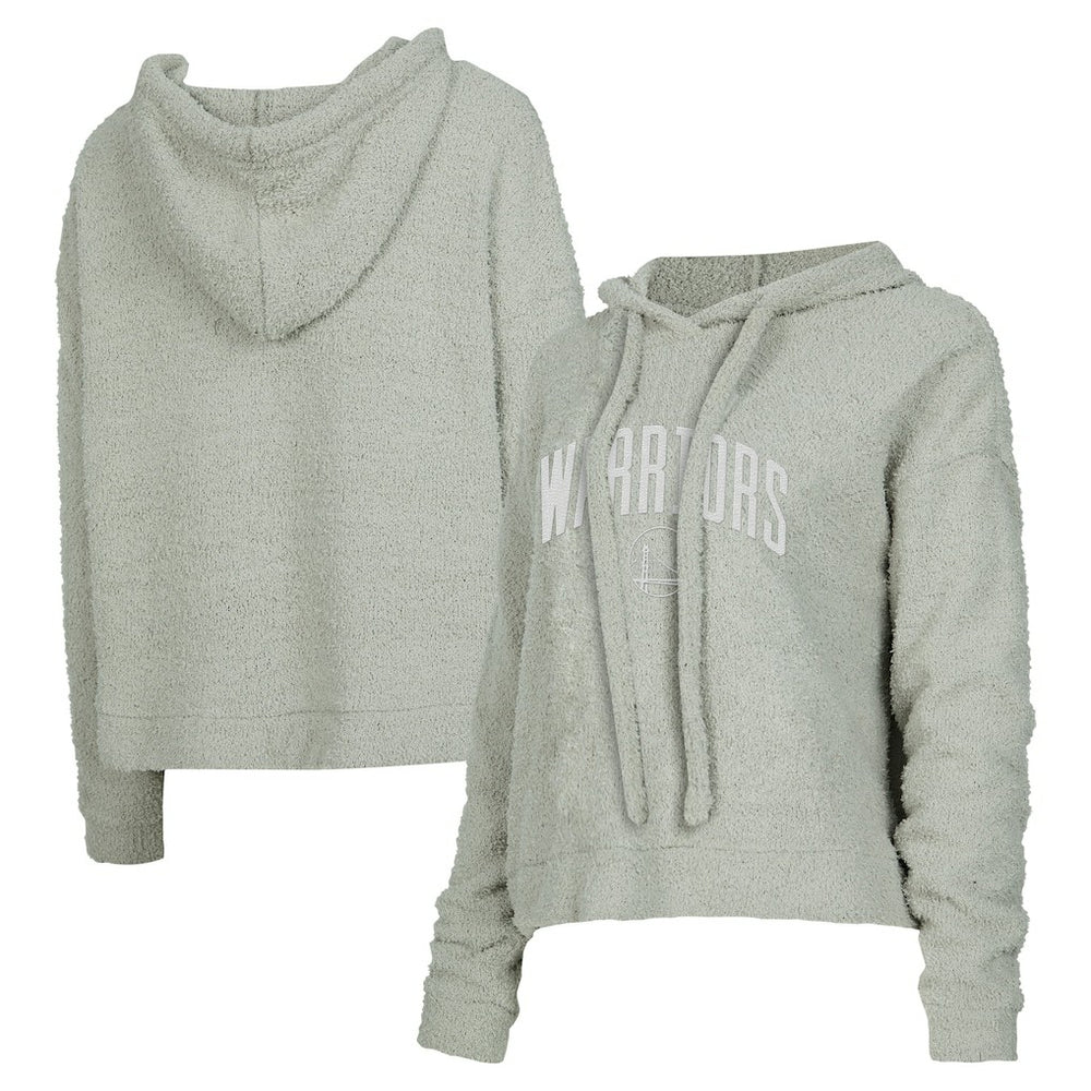 Golden State Warriors Concepts Sport Women's Ventura Comfy Pullover Hoodie Gray - NBA