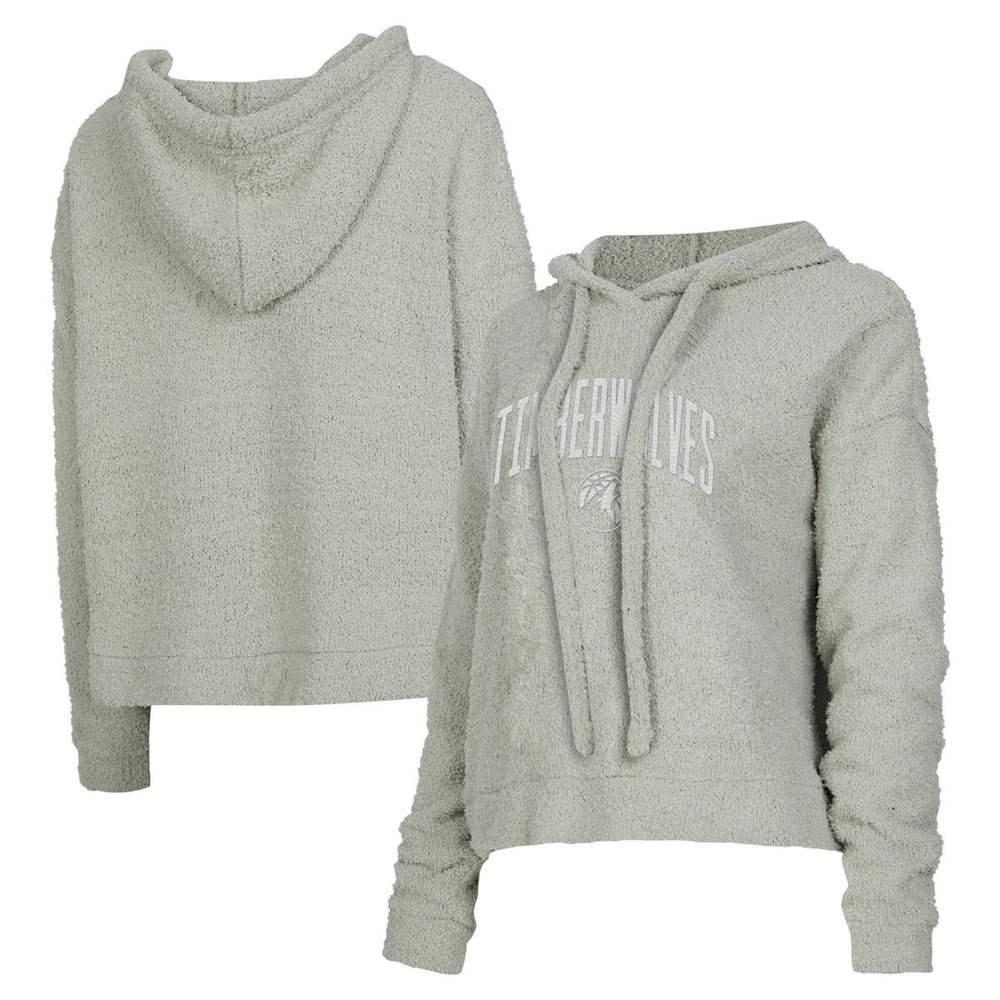 Minnesota Timberwolves Concepts Sport Women's Ventura Comfy Pullover Hoodie Gray - NBA