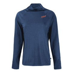 Detroit Tigers Cutter & Buck Women's Cooperstown Collection Coastline Epic Comfort Eco Recycled Funnel Neck Raglan Pullover Top - MLB