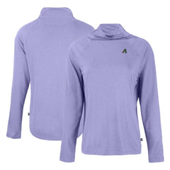 Arizona Diamondbacks Cutter & Buck Women's Cooperstown Collection Coastline Epic Comfort Eco Recycled Funnel Neck Raglan Pullover Top - MLB