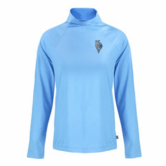 Kansas City Royals Cutter & Buck Women's City Connect Coastline Epic Comfort Eco Recycled Funnel Neck Raglan Pullover Top - MLB