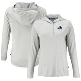Chicago White Sox Cutter & Buck Women's Cooperstown Collection Coastline Epic Comfort Eco Recycled Hoodie Raglan Long Sleeve T-Shirt - MLB