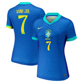 Vini Jr. Brazil National Team Women's 2024 Away Replica Jersey Blue | Nike Online