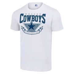 Dallas Cowboys Starter 80s Inspired Team Logo T-Shirt White | NFL