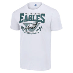 Philadelphia Eagles Starter 80s Inspired Team Logo T-Shirt White | NFL