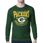 Green Bay Packers Starter '80s Inspired Team Logo Long Sleeve T-Shirt Olive | NFL