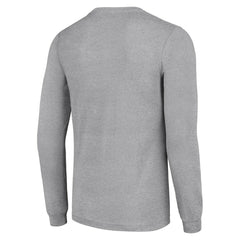 Minnesota Vikings Starter '80s Inspired Team Logo Long Sleeve T-Shirt Heather Gray | NFL