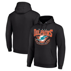Miami Dolphins Starter ‘80s Inspired Pullover Hoodie Black | NFL