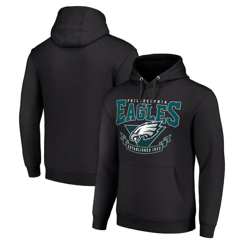 Philadelphia Eagles Starter ‘80s Inspired Pullover Hoodie Black | NFL