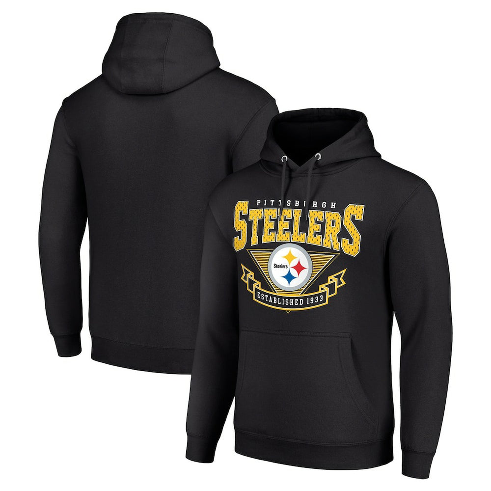 Pittsburgh Steelers Starter ‘80s Inspired Pullover Hoodie Black | NFL