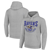 Baltimore Ravens Starter ‘80s Inspired Pullover Hoodie Heather Gray | NFL