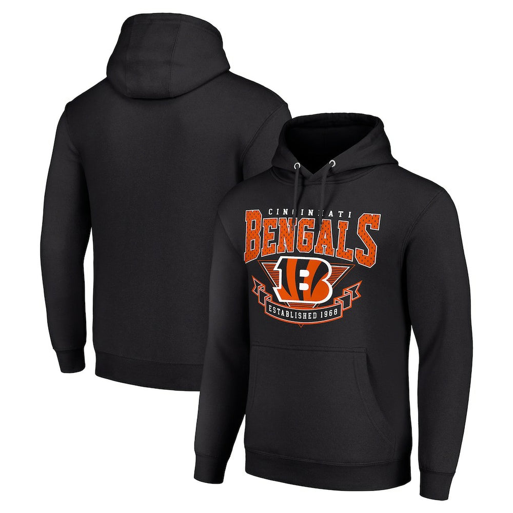 Cincinnati Bengals Starter ‘80s Inspired Pullover Hoodie Black | NFL