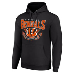 Cincinnati Bengals Starter ‘80s Inspired Pullover Hoodie Black | NFL