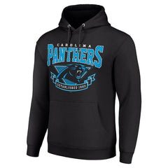 Carolina Panthers Starter ‘80s Inspired Pullover Hoodie Black | NFL