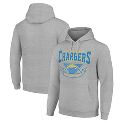 Los Angeles Chargers Starter ‘80s Inspired Pullover Hoodie Heather Gray | NFL