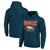 Denver Broncos Starter ‘80s Inspired Pullover Hoodie Navy | NFL