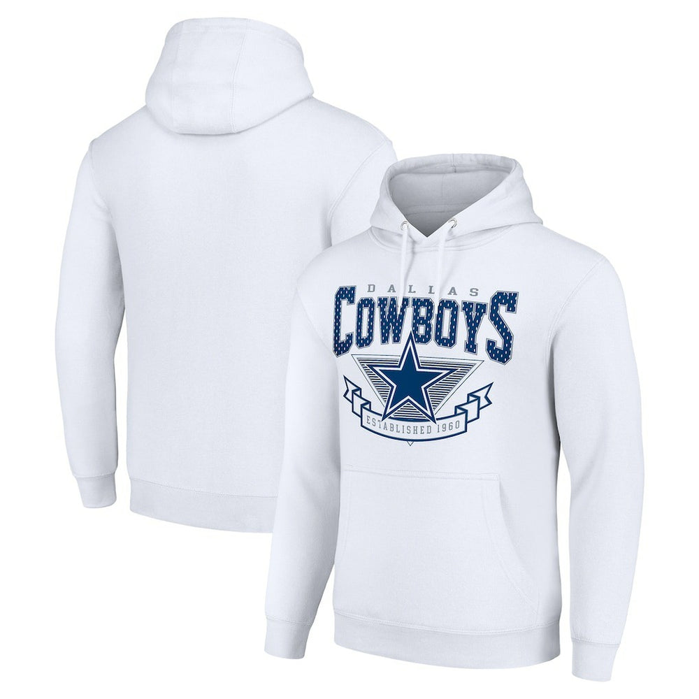 Dallas Cowboys Starter ‘80s Inspired Pullover Hoodie White | NFL