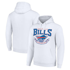 Buffalo Bills Starter ‘80s Inspired Pullover Hoodie White | NFL