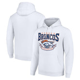 Denver Broncos Starter ‘80s Inspired Pullover Hoodie White | NFL