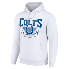 Indianapolis Colts Starter ‘80s Inspired Pullover Hoodie White | NFL