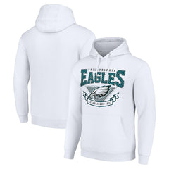 Philadelphia Eagles Starter ‘80s Inspired Pullover Hoodie White | NFL